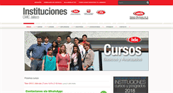 Desktop Screenshot of institucionescmicjalisco.org
